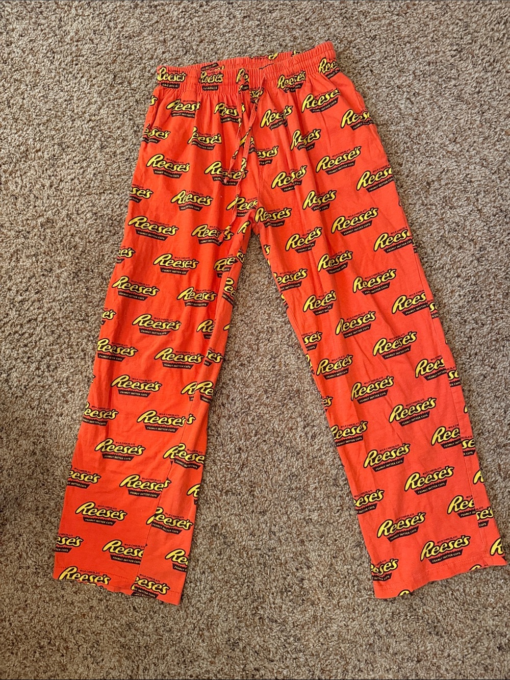 Orange Reese’s Pajama Pants